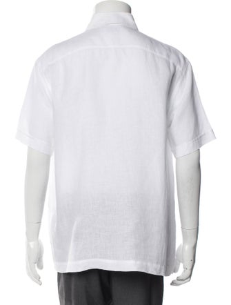 Loro Piana Linen Short Sleeve Shirt