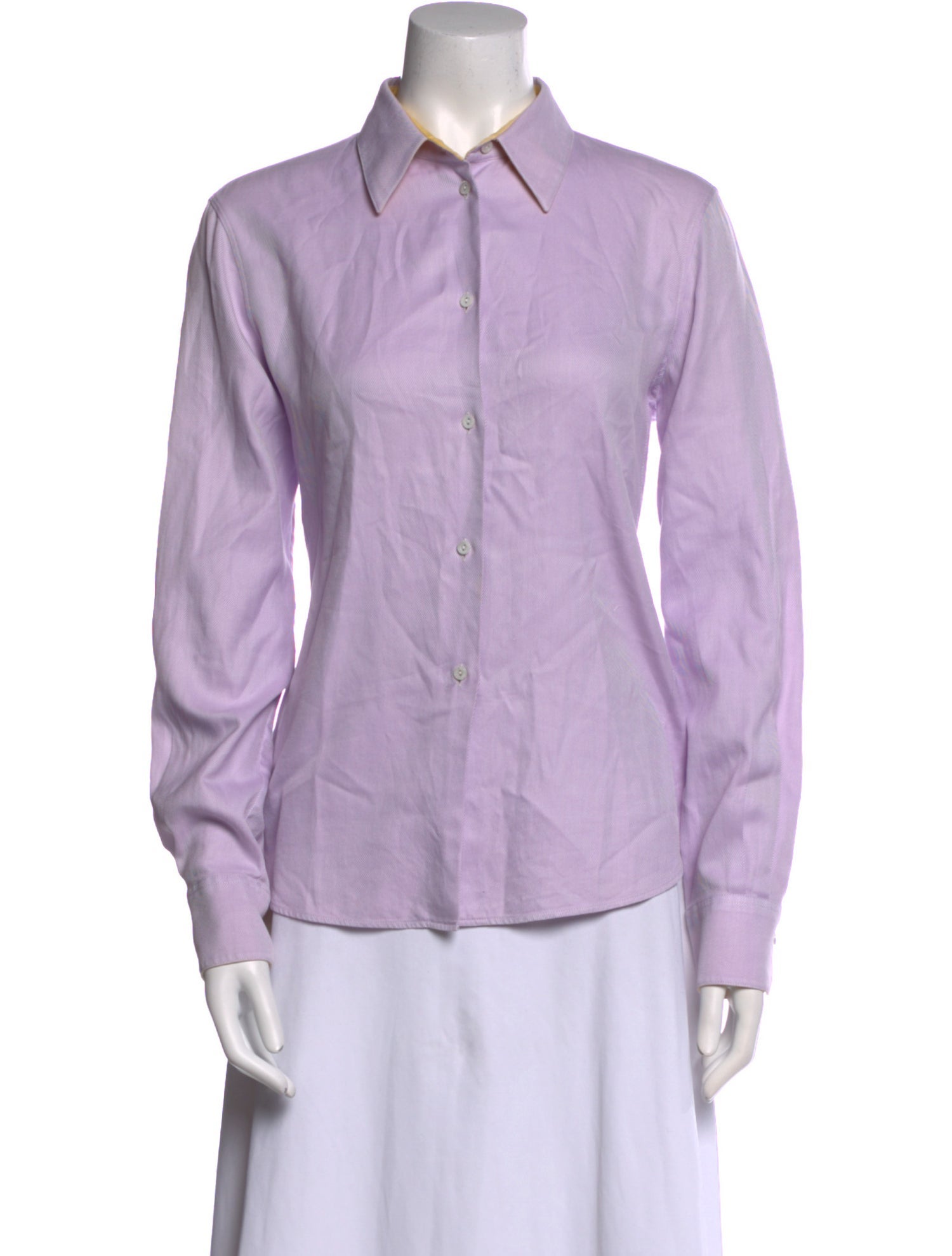 Loro Piana Long Sleeve Button-Up Top