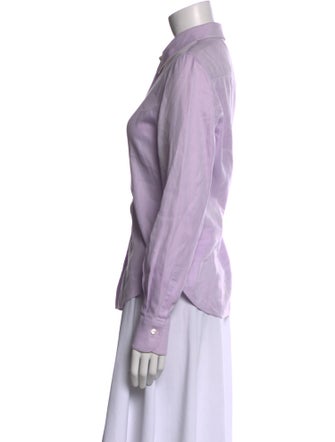 Loro Piana Long Sleeve Button-Up Top