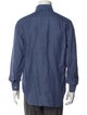 Loro Piana Linen Long Sleeve Denim Shirt