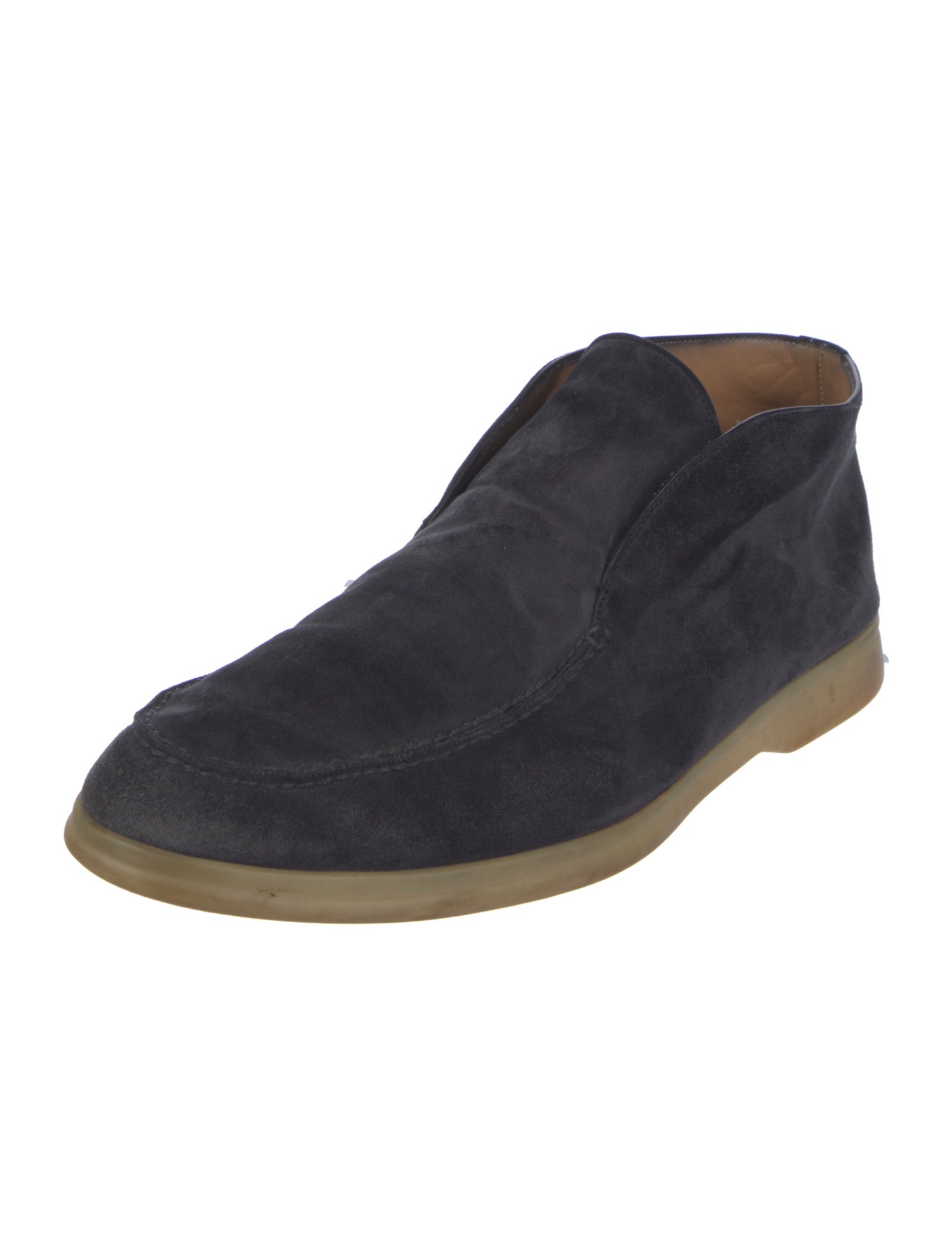 Loro Piana Open Walk Suede Loafers
