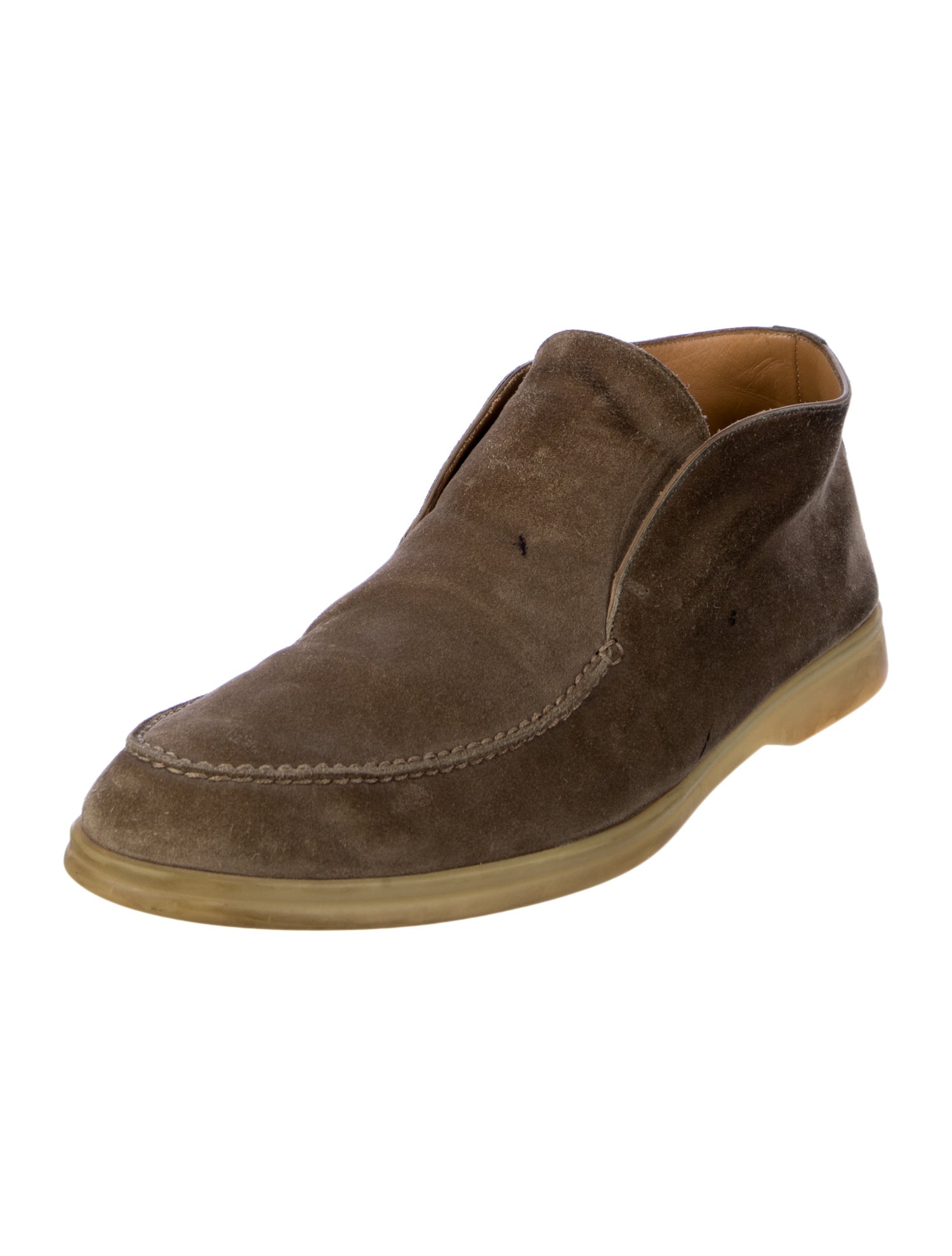 Loro Piana Open Walk Suede Boots