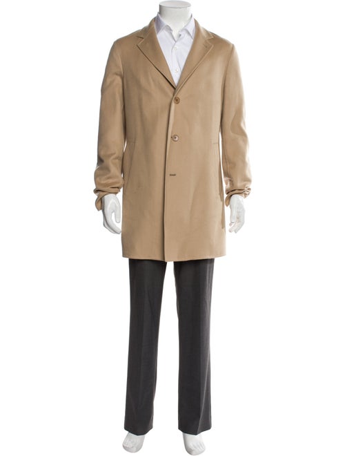 Loro Piana Cashmere Rain System Cashmere Overcoat