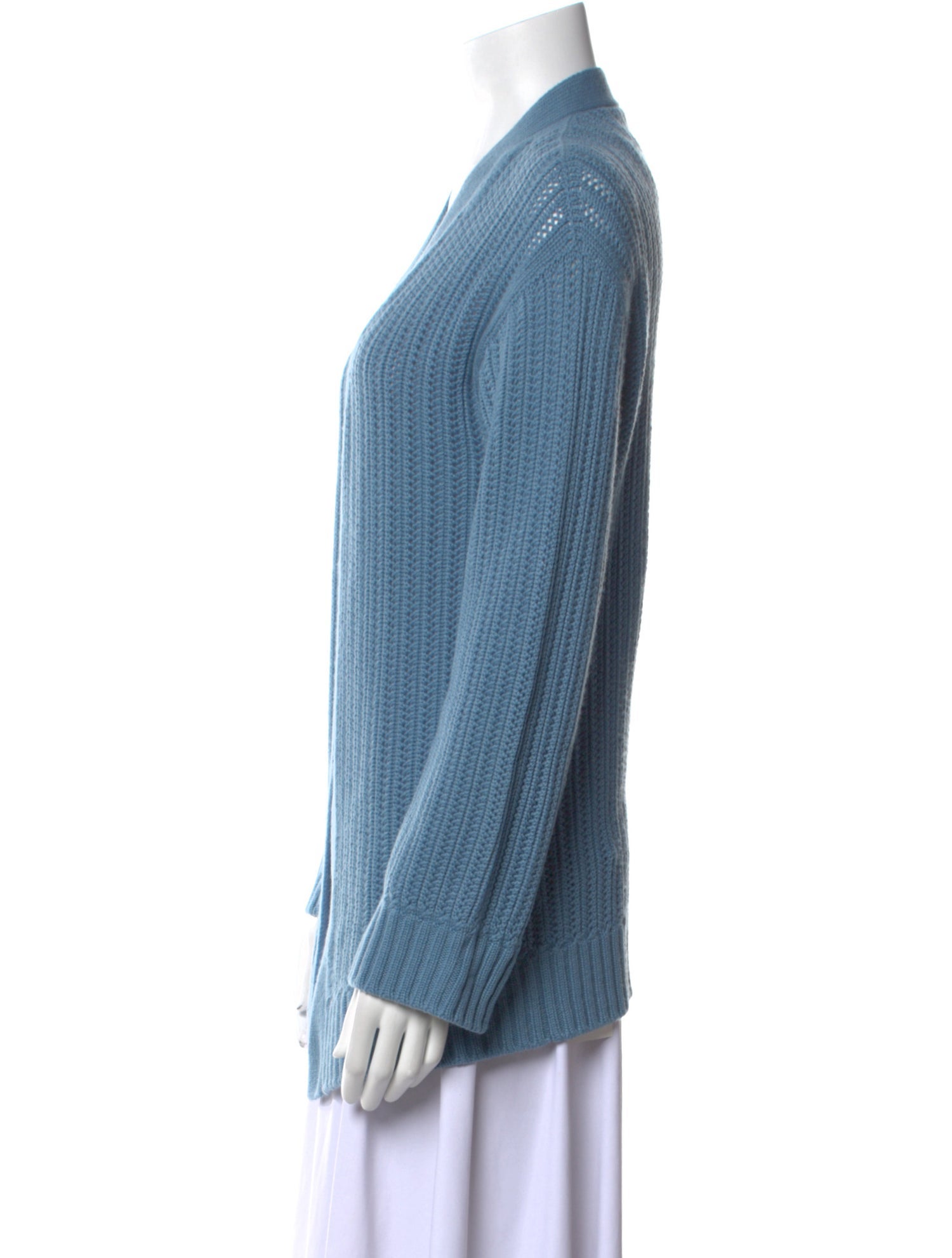 Loro Piana Baby Cashmere Open Front Sweater