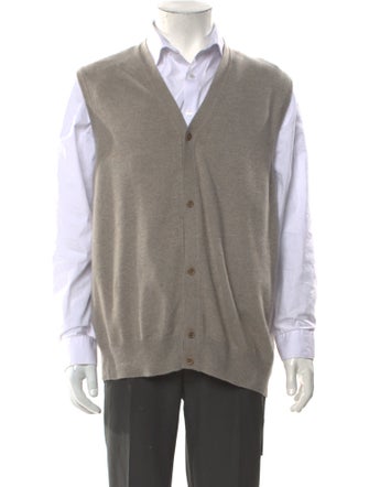 Loro Piana Baby Cashmere V-Neck Sweater Vest