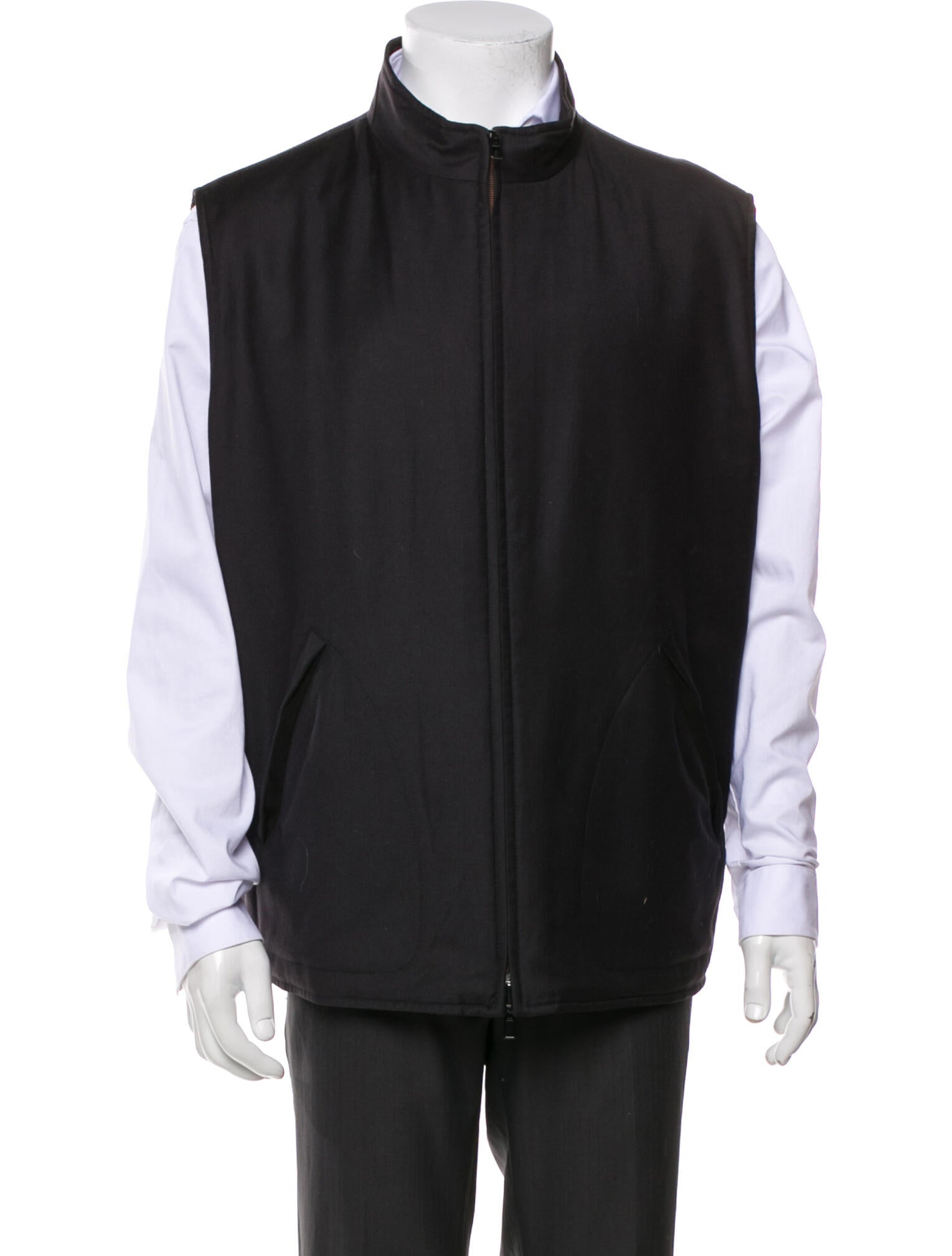 Loro Piana Green Storm System Reversible Vest