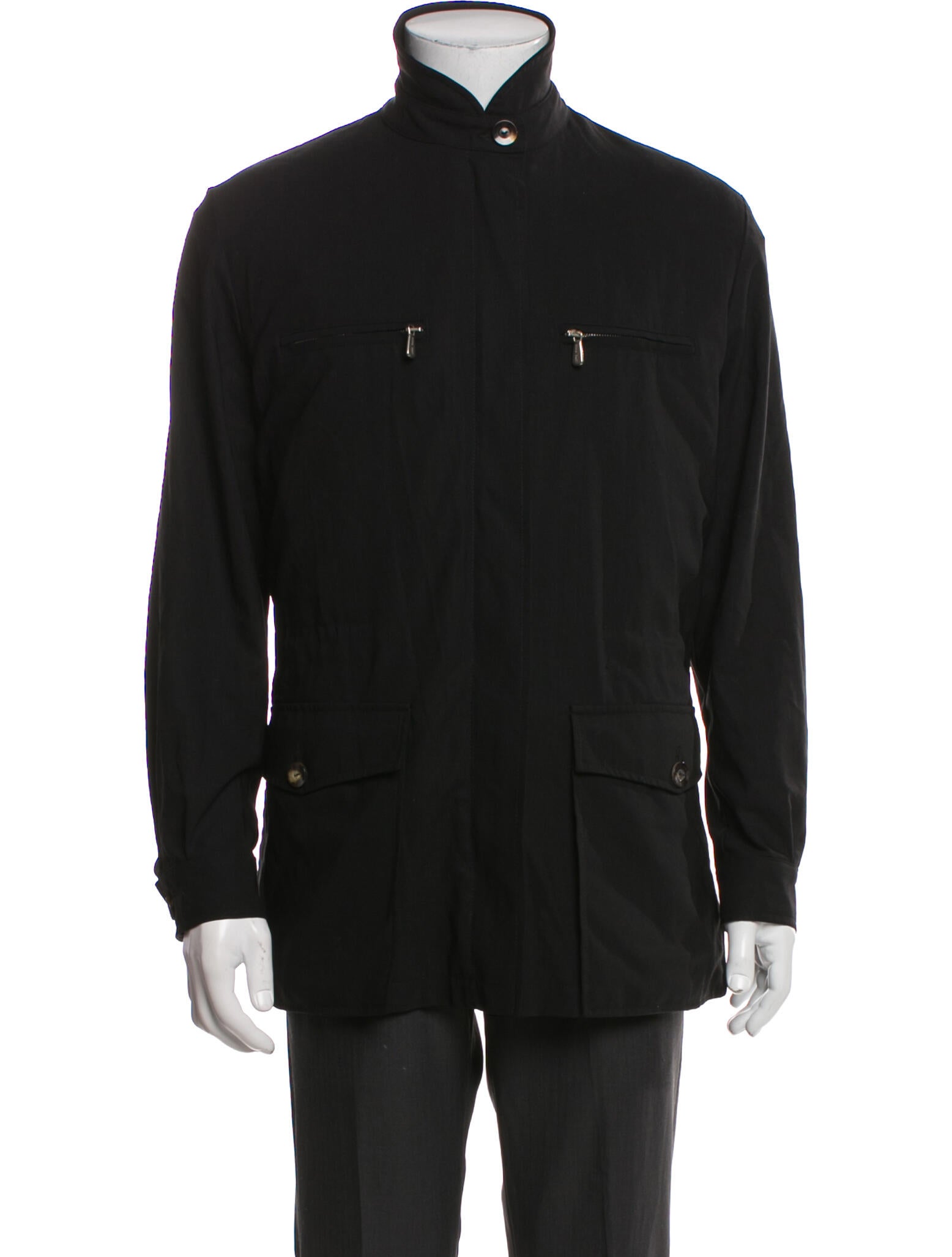 Loro Piana Storm System Zelander Wool Utility Jacket