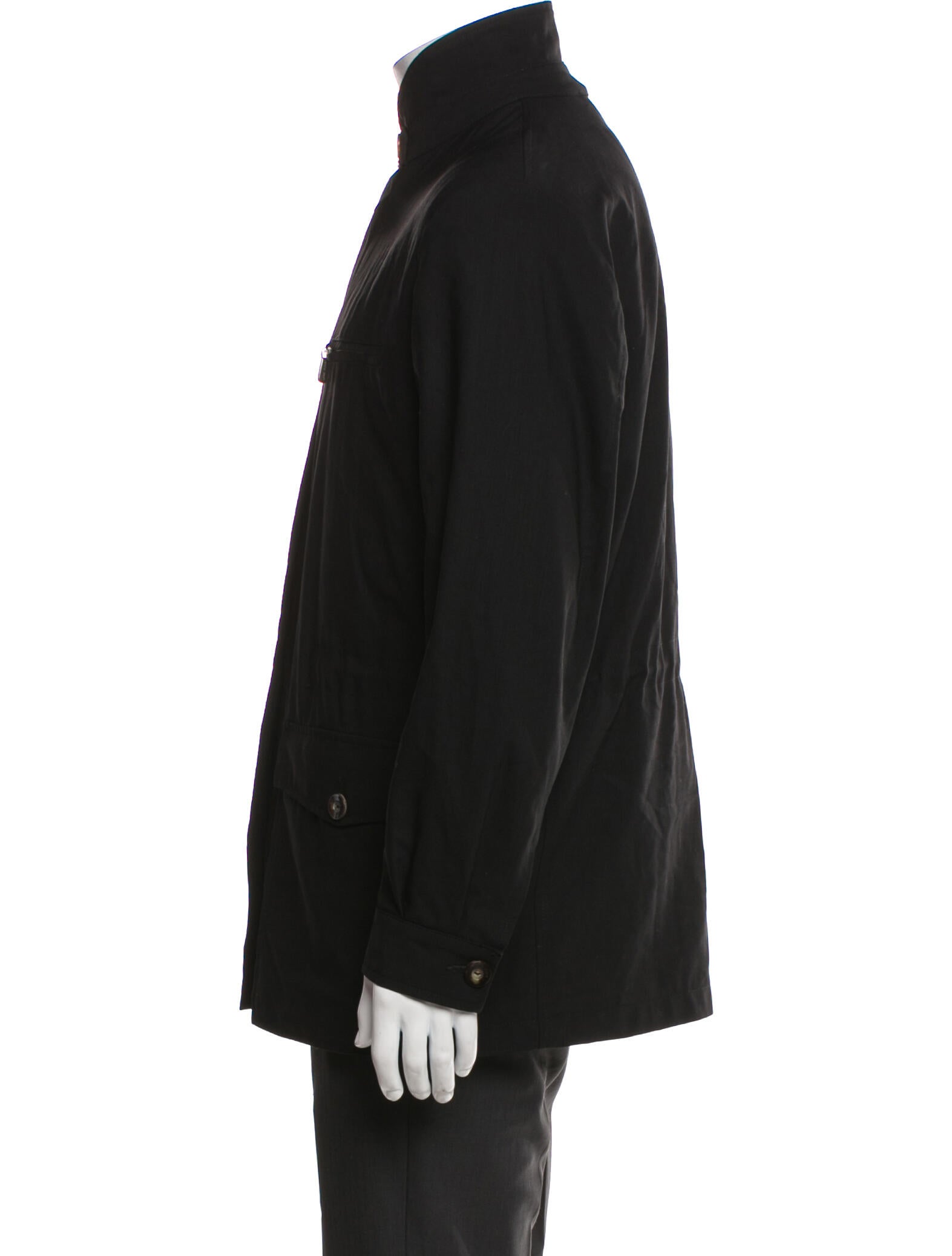 Loro Piana Storm System Zelander Wool Utility Jacket