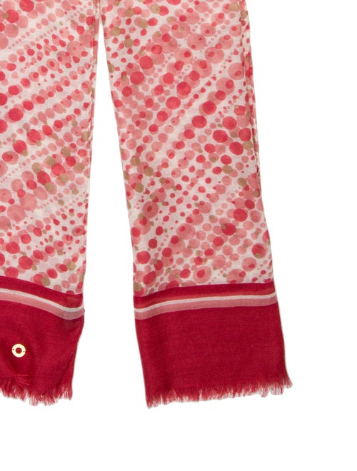 Loro Piana Cashmere Floral Print Scarf