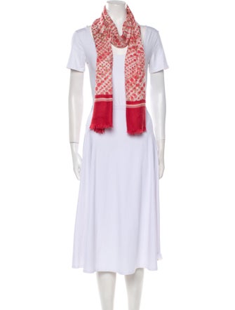 Loro Piana Cashmere Floral Print Scarf