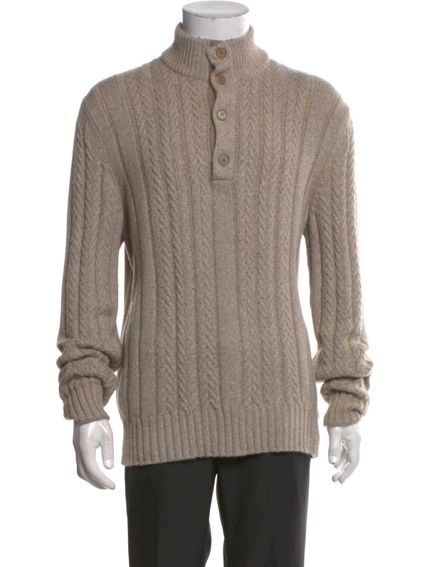 Loro Piana Baby Cashmere Turtleneck Pullover