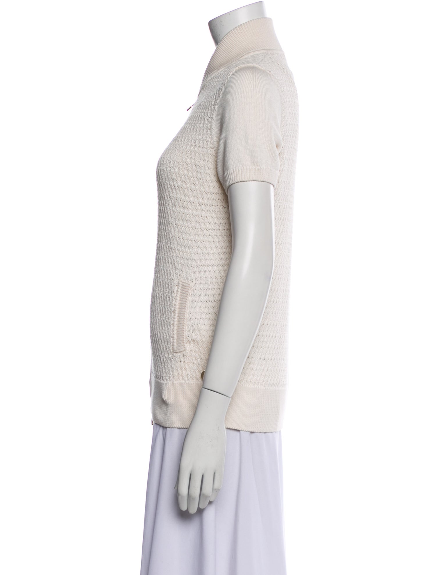 Loro Piana Silk Mock Neck Sweater