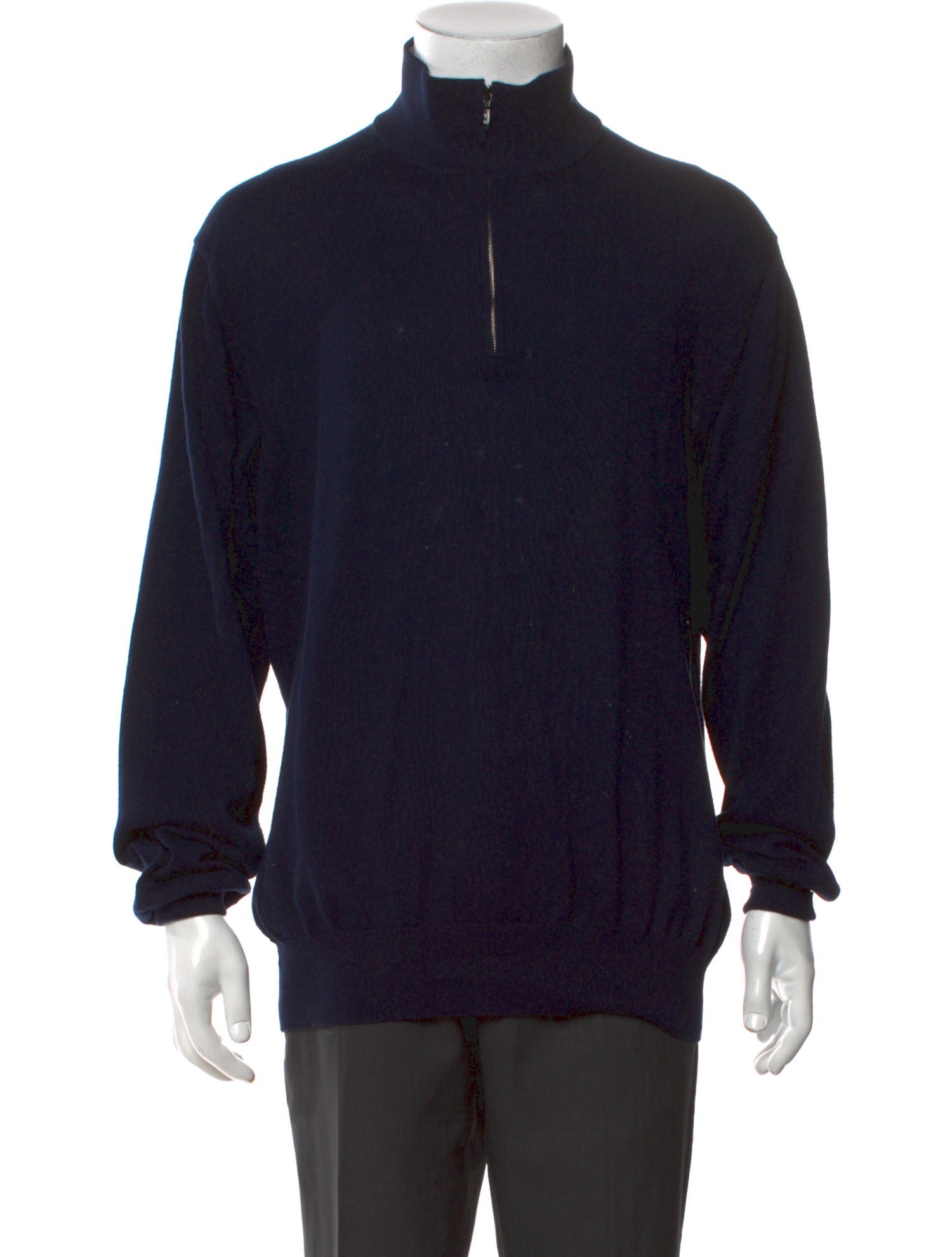 Loro Piana Mock Neck Long Sleeve Pullover