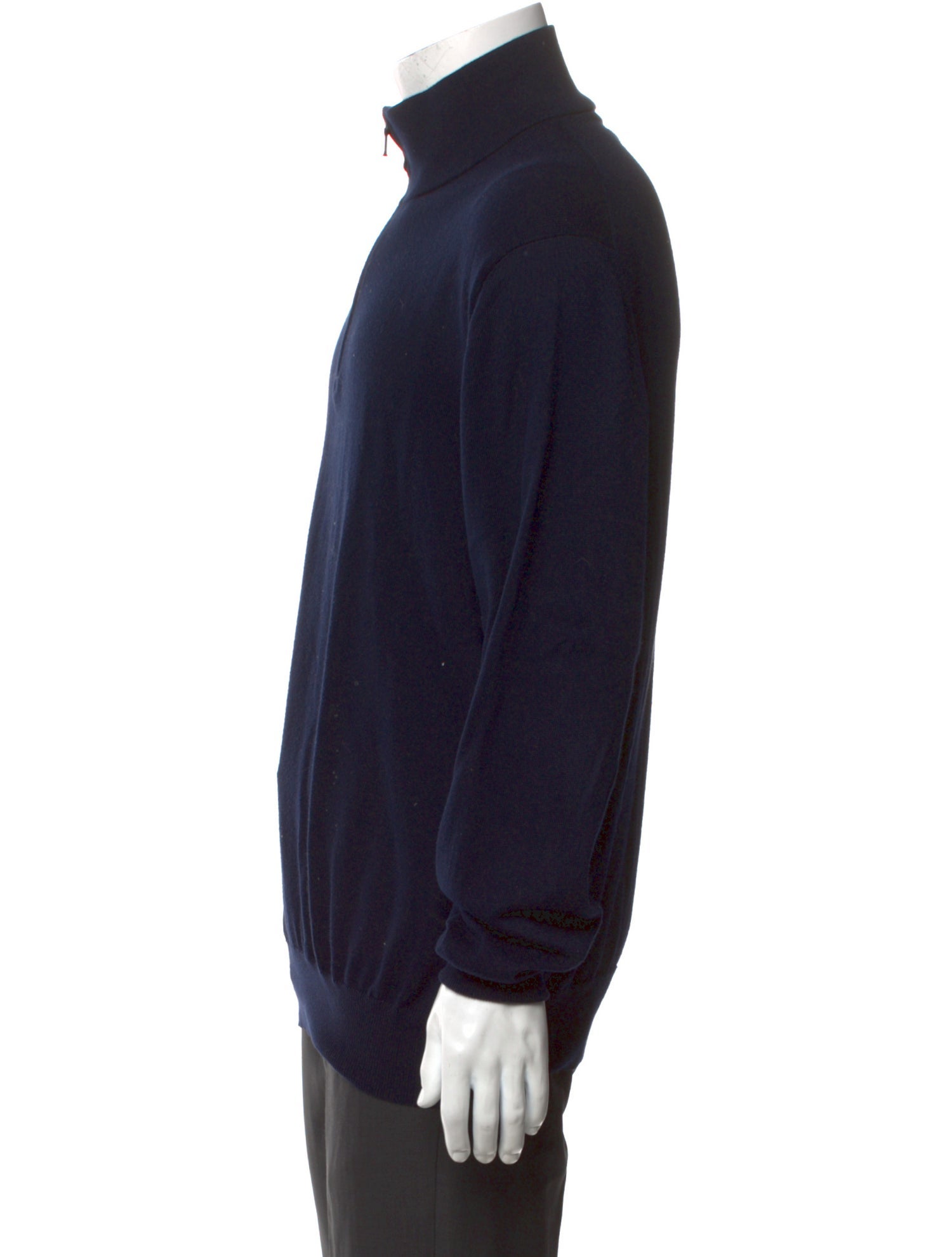 Loro Piana Mock Neck Long Sleeve Pullover