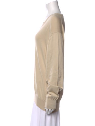 Loro Piana V-Neck Long Sleeve Sweatshirt