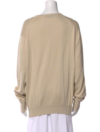 Loro Piana V-Neck Long Sleeve Sweatshirt