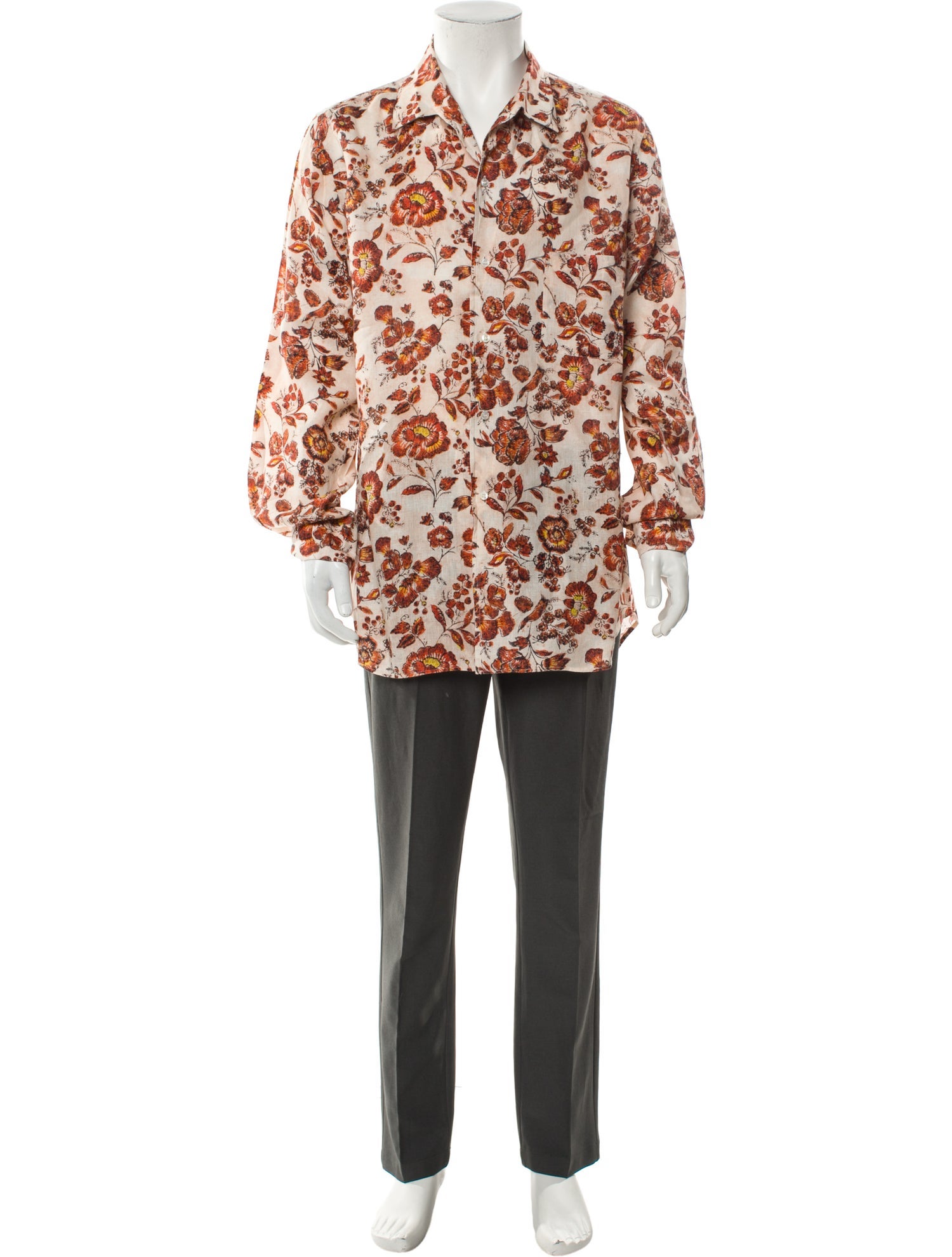 Loro Piana Andre Floral Print Shirt