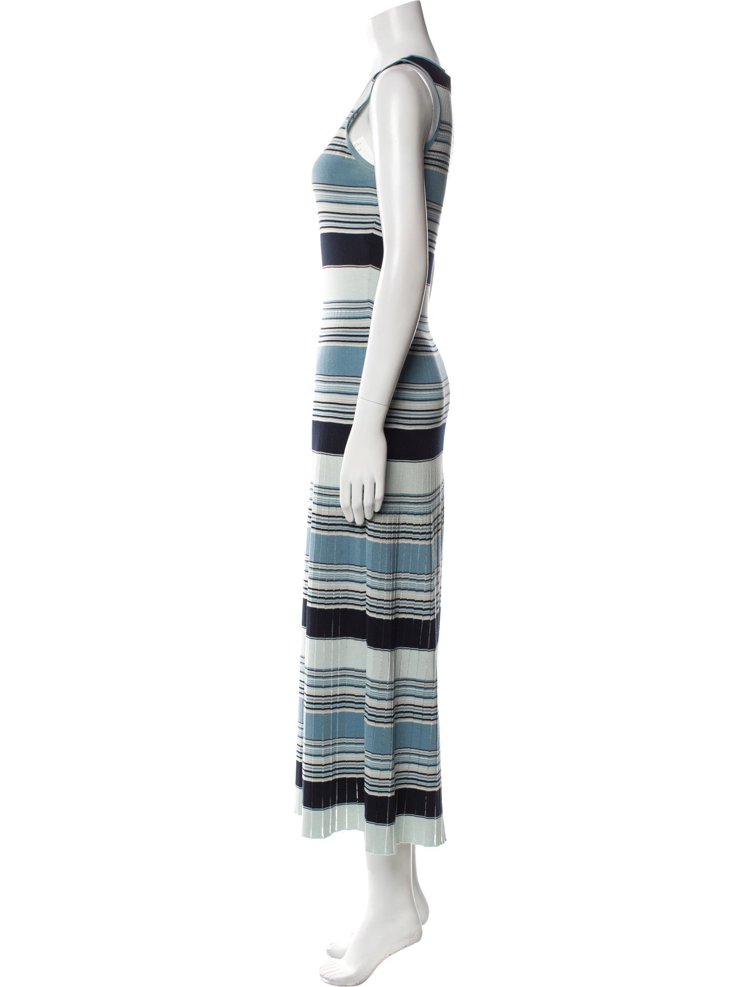 Loro Piana Striped Long Dress