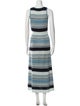 Loro Piana Striped Long Dress