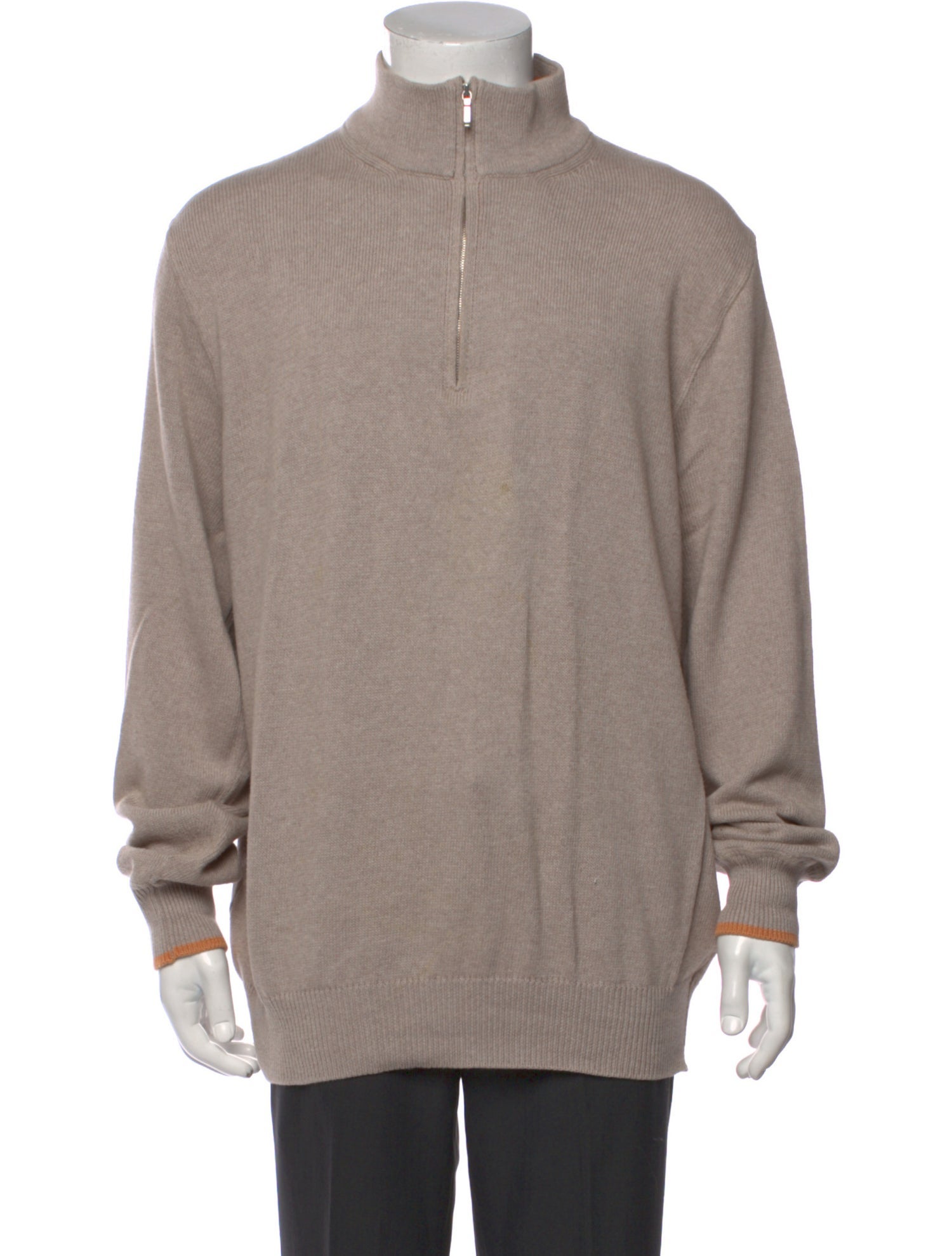 Loro Piana Mock Neck Long Sleeve Pullover