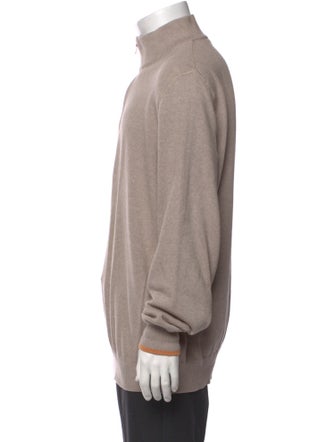 Loro Piana Mock Neck Long Sleeve Pullover