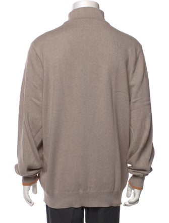 Loro Piana Mock Neck Long Sleeve Pullover