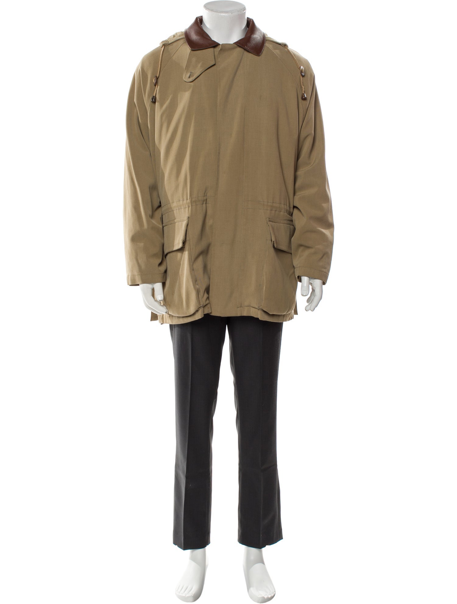 Loro Piana Horsey Storm System Wool Parka