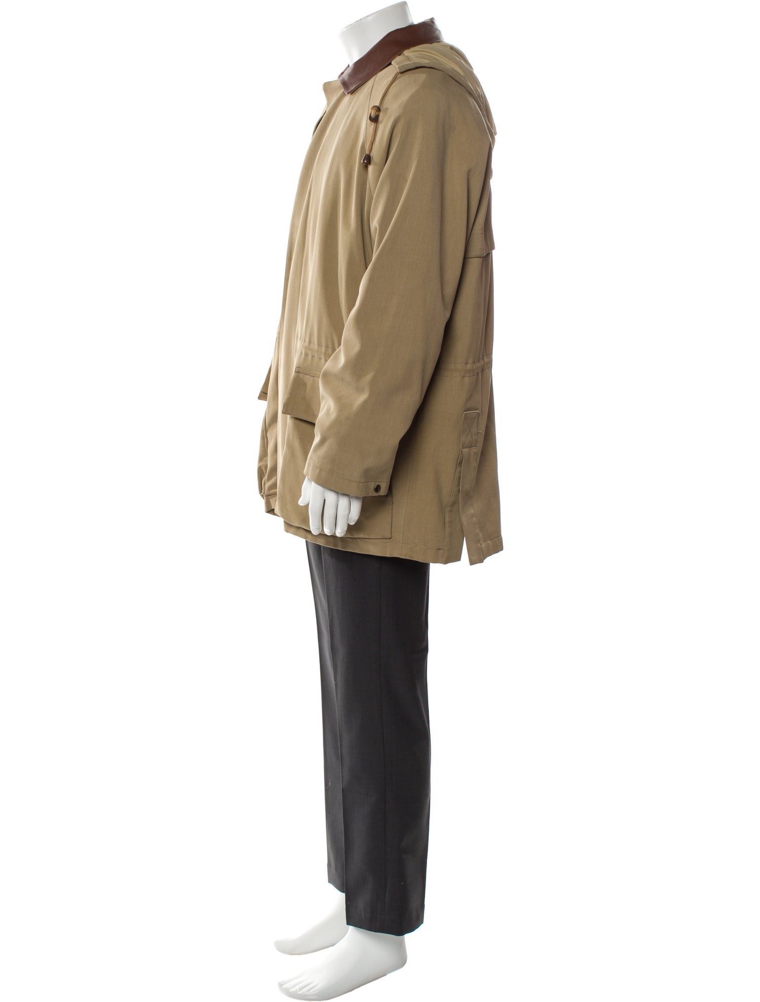 Loro Piana Horsey Storm System Wool Parka