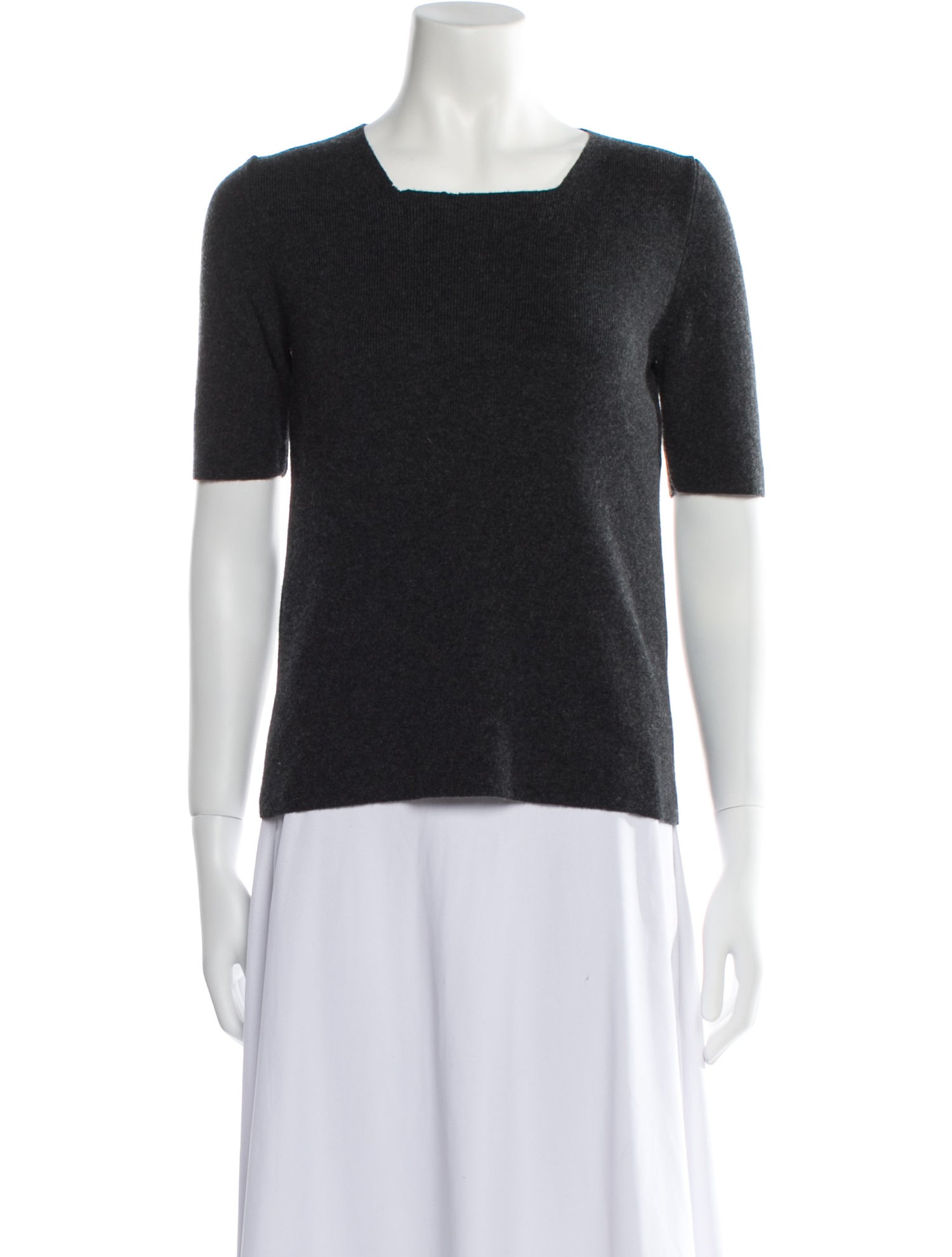 Loro Piana Cashmere Square Neckline Sweater