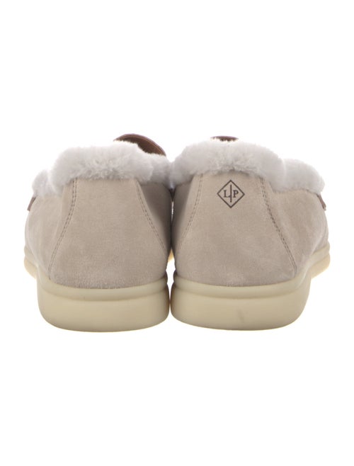 Loro Piana Summer Charms Walk Suede Loafers