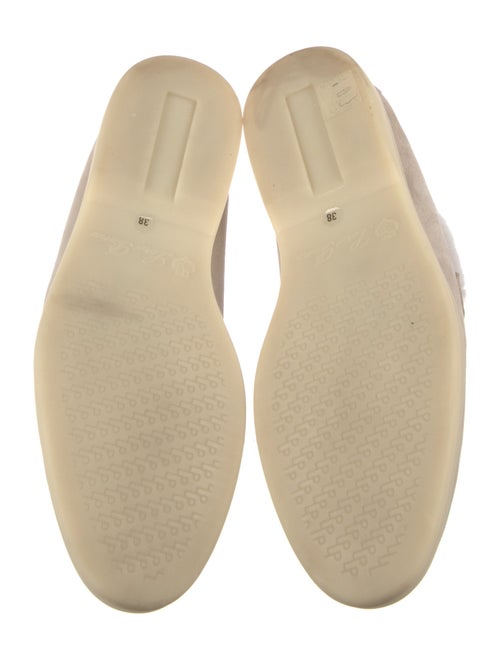 Loro Piana Summer Charms Walk Suede Loafers