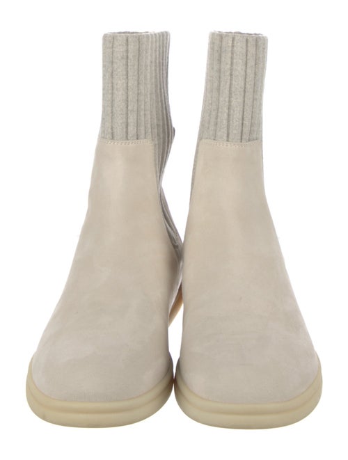 Loro Piana Cocoon Walk Suede Sock Boots