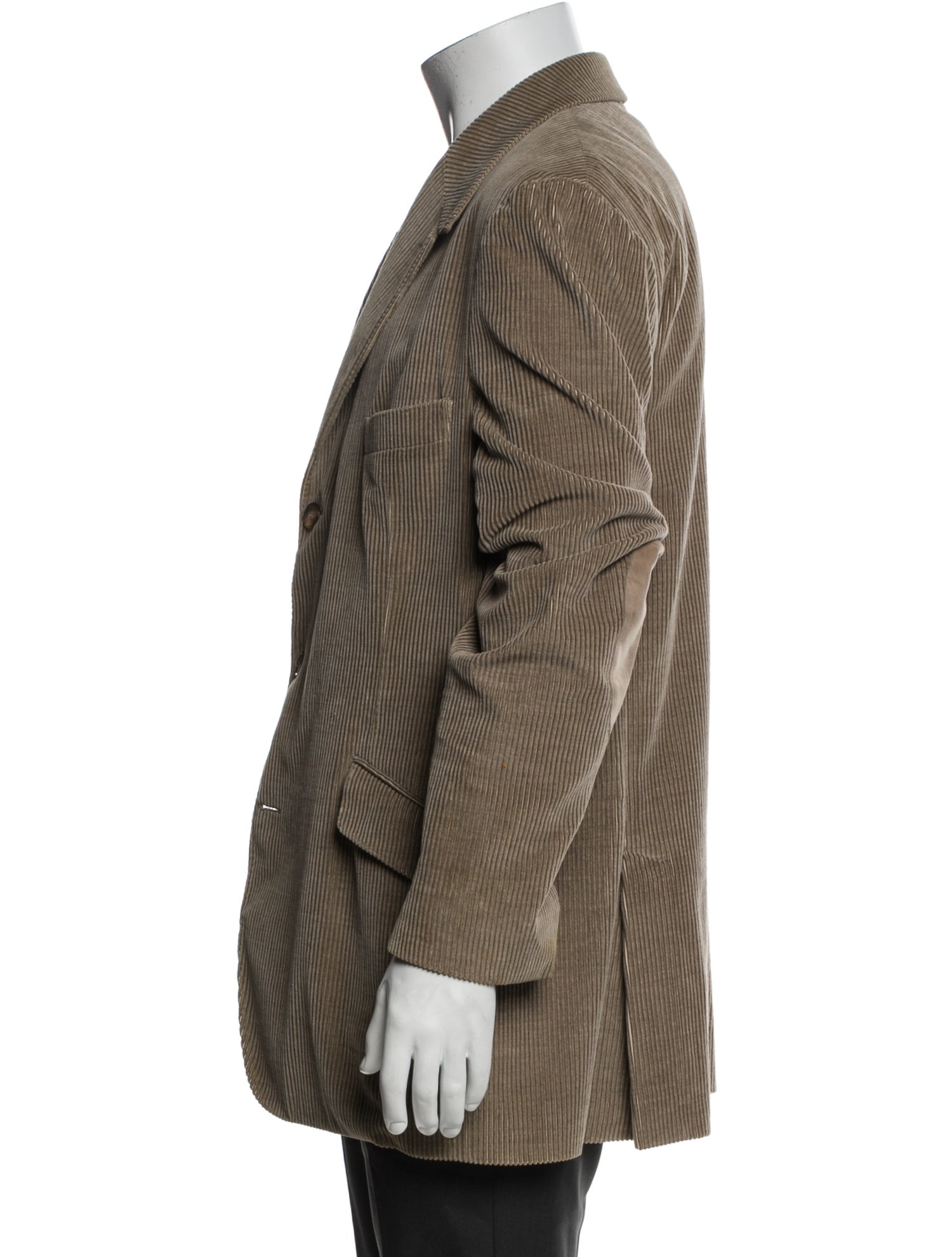 Loro Piana Leather Trim Embellishment Blazer