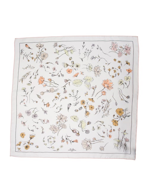 Loro Piana Silk Floral Print Bandana