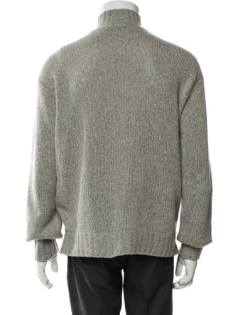 Loro Piana Baby Cashmere Turtleneck Polo Sweater