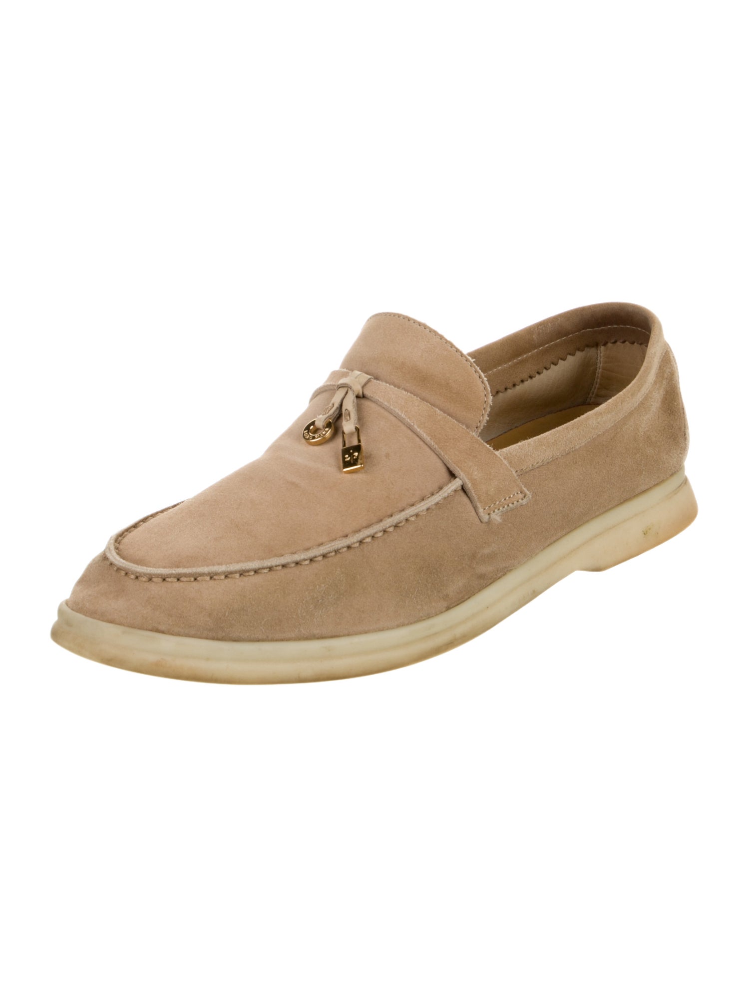 Loro Piana Summer Walk Suede Loafers