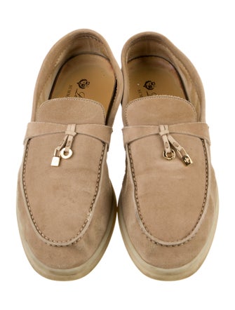 Loro Piana Summer Walk Suede Loafers