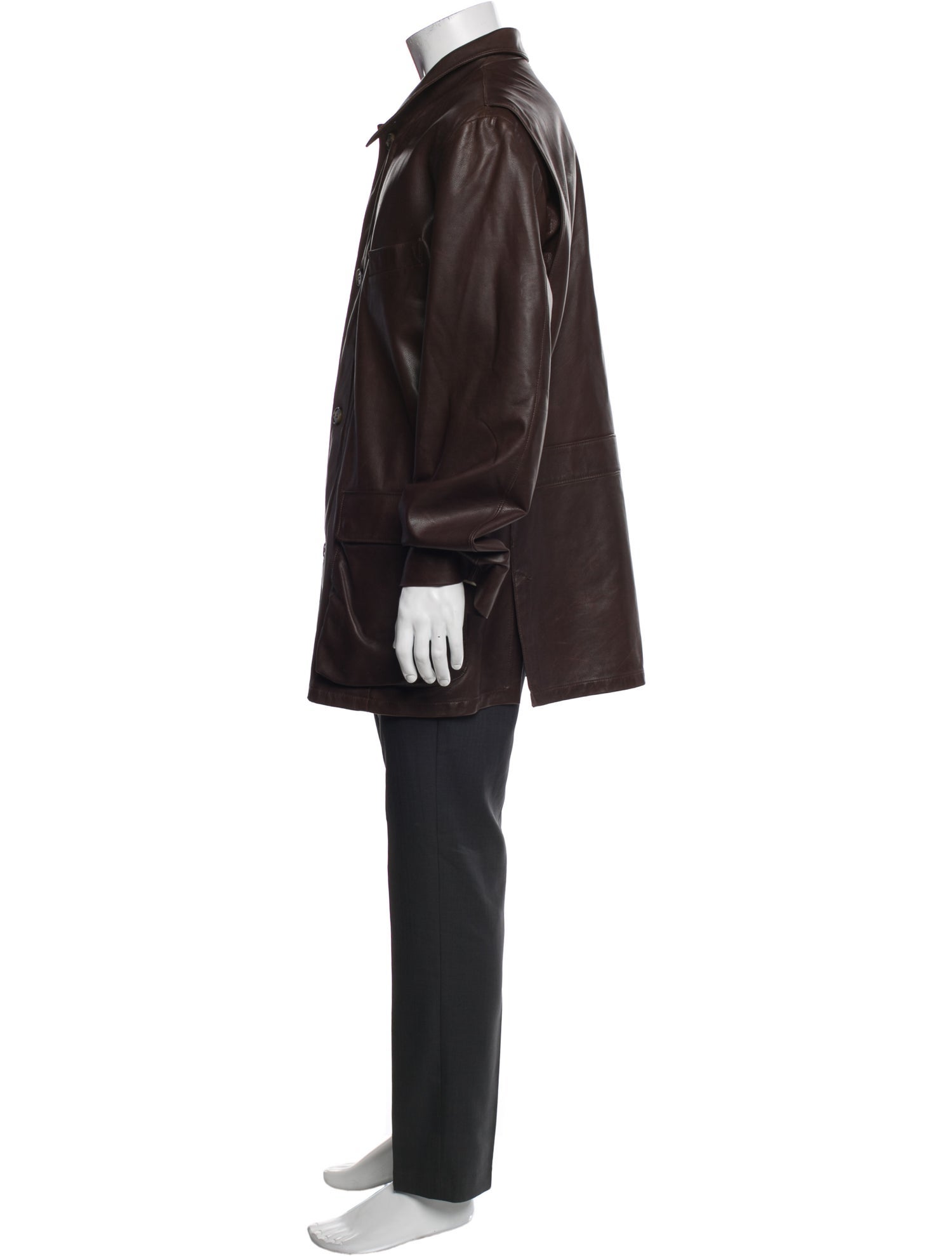 Loro Piana Leather Coat