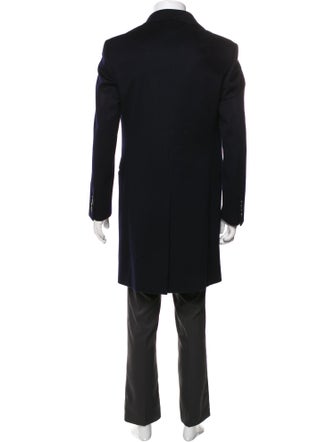 Loro Piana International Cashmere Green Storm System Cashmere Overcoat
