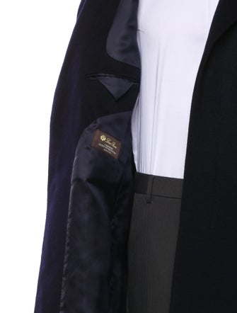 Loro Piana International Cashmere Green Storm System Cashmere Overcoat