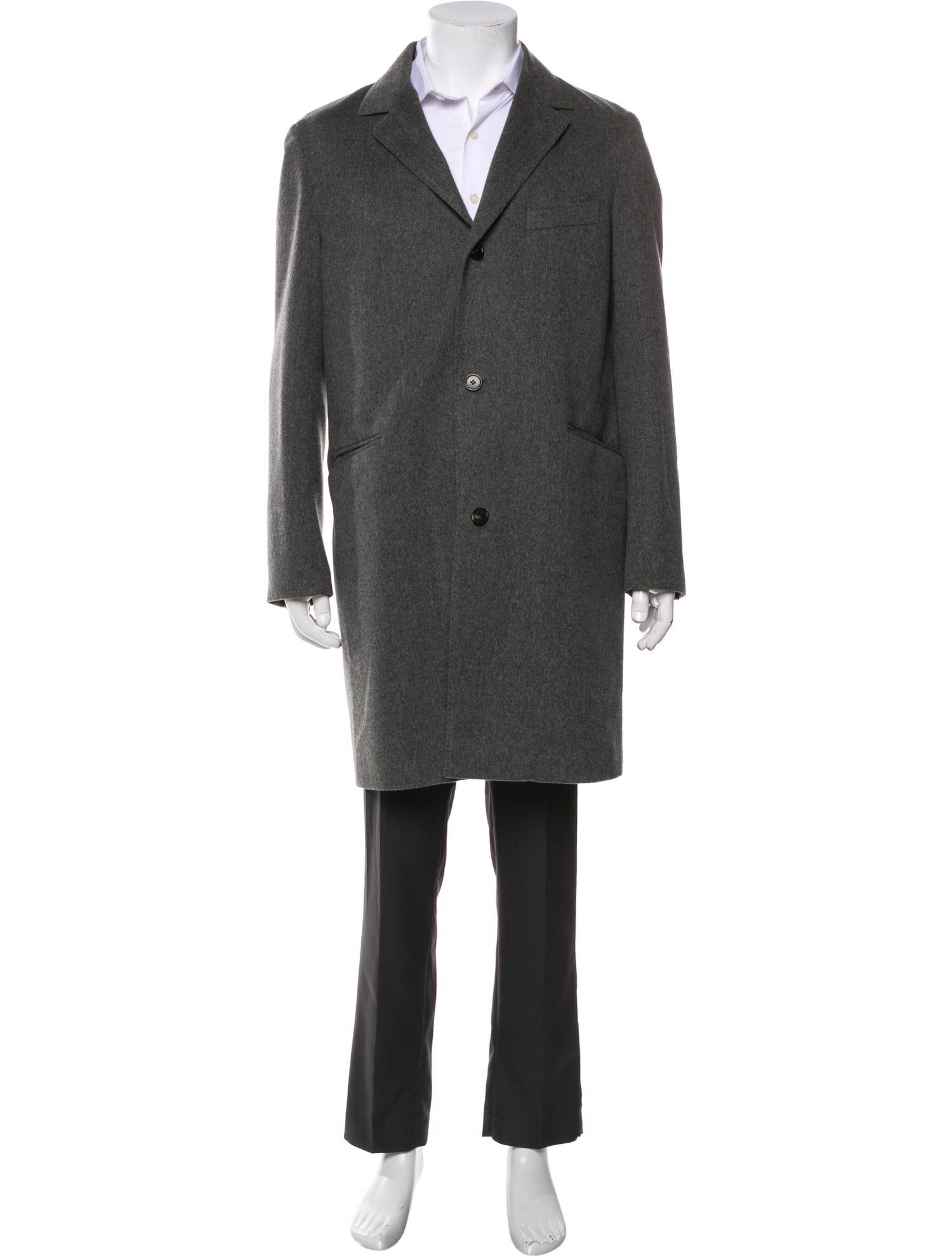 Loro Piana Martingala Cashmere Green Storm System Cashmere Overcoat