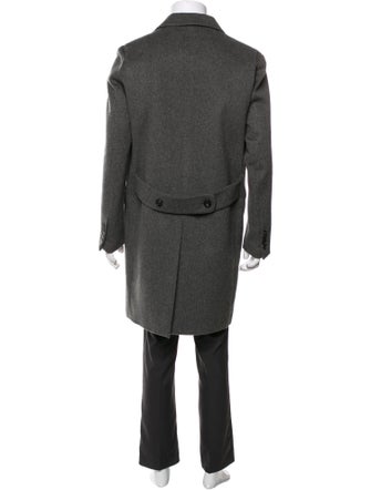 Loro Piana Martingala Cashmere Green Storm System Cashmere Overcoat