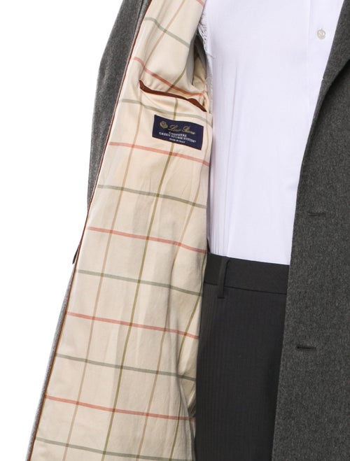 Loro Piana Martingala Cashmere Green Storm System Cashmere Overcoat