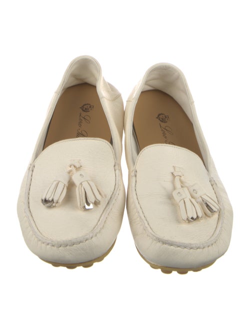Loro Piana Dot Sole Leather Flats