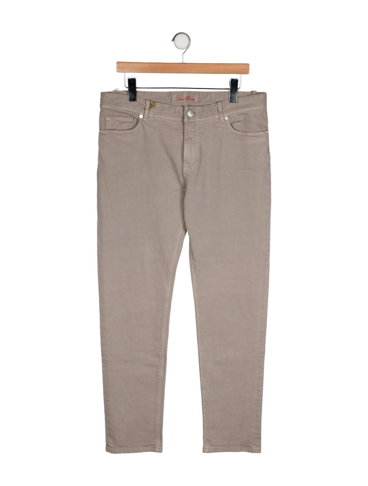 Loro Piana Mid-Rise Straight Leg Jeans w/ Tags