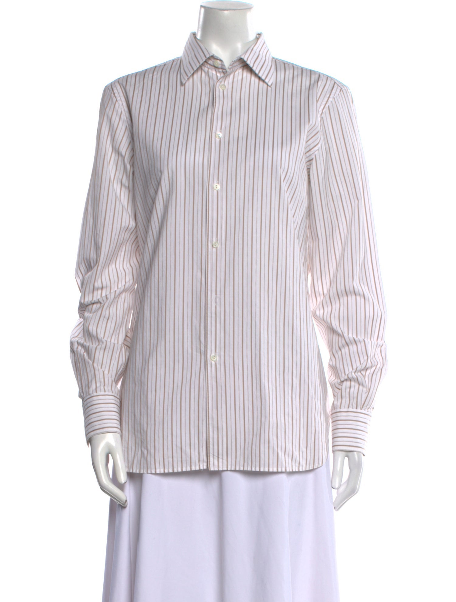 Loro Piana Striped Striped Button-Up Top