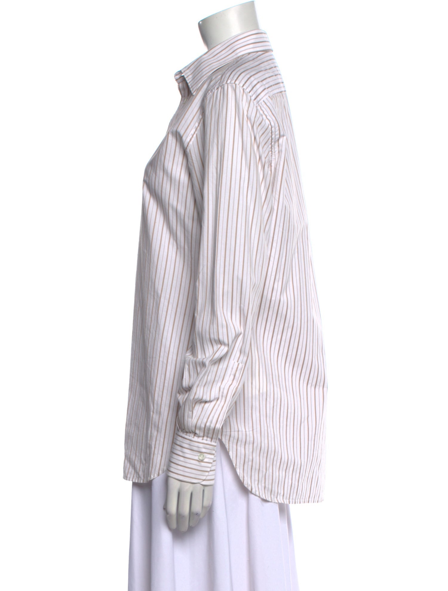 Loro Piana Striped Striped Button-Up Top