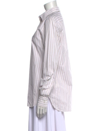 Loro Piana Striped Striped Button-Up Top