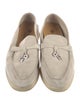 Loro Piana Summer Charms Walk Suede Loafers