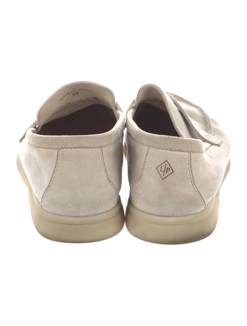 Loro Piana Summer Charms Walk Suede Loafers